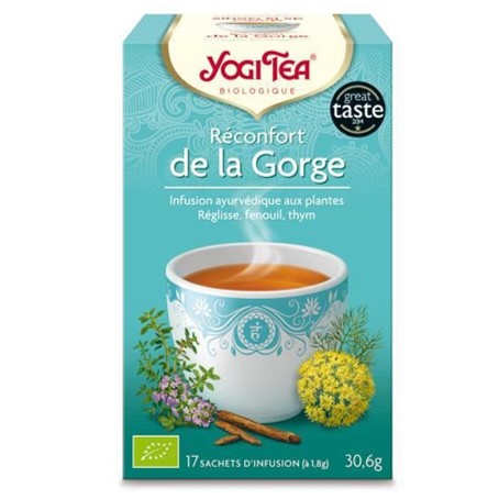 Yogi Tea Réconfort de la Gorge - 17 Sachets